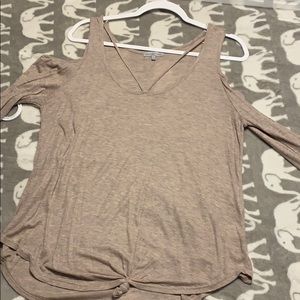 Cold shoulder top